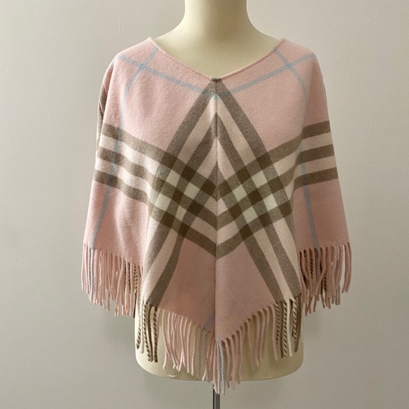 Authentic Burberry pink Poncho
